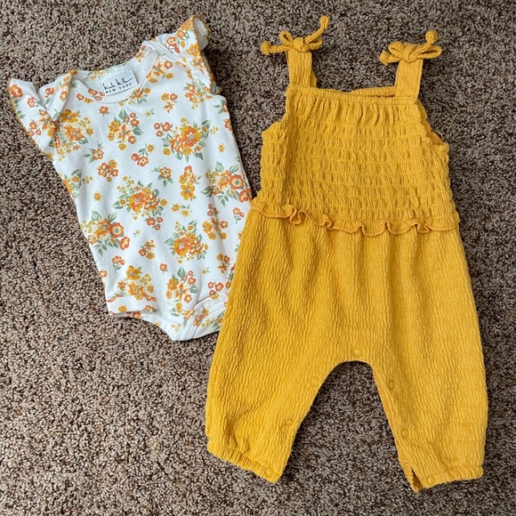 Nicole Miller Other - Nicole Miller overalls and onesie set